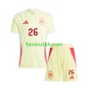 Fotballdrakt Spania Pedri 26 Barn Bortetrøye Euro 2024 Kortermet